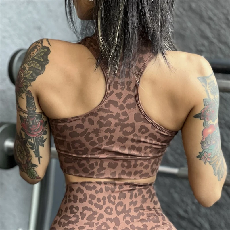 High Impact Women Shockproof Running Gym Yoga Bra Tops Padded Sexy Ladies Athletic Workout Fitness Wear Push Up Women Sports Bra