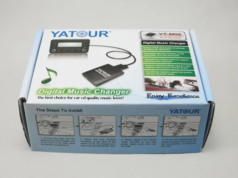 Yatour M06 PRO TOY2 цифровой музыкальный прибор USB MP3 адаптер для Toyota LEXUS Camry Avalon Corolla Highlander RAV4 (art.: 3920d32cd89c7) - 3920d32cd89c7