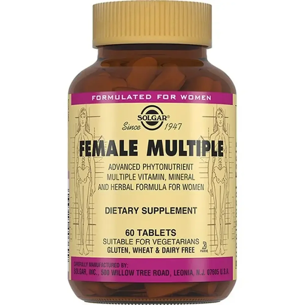СОЛГАР Мультивитаминный и минеральный комплекс для женщин таб. 2 2г №60 (БАД) |