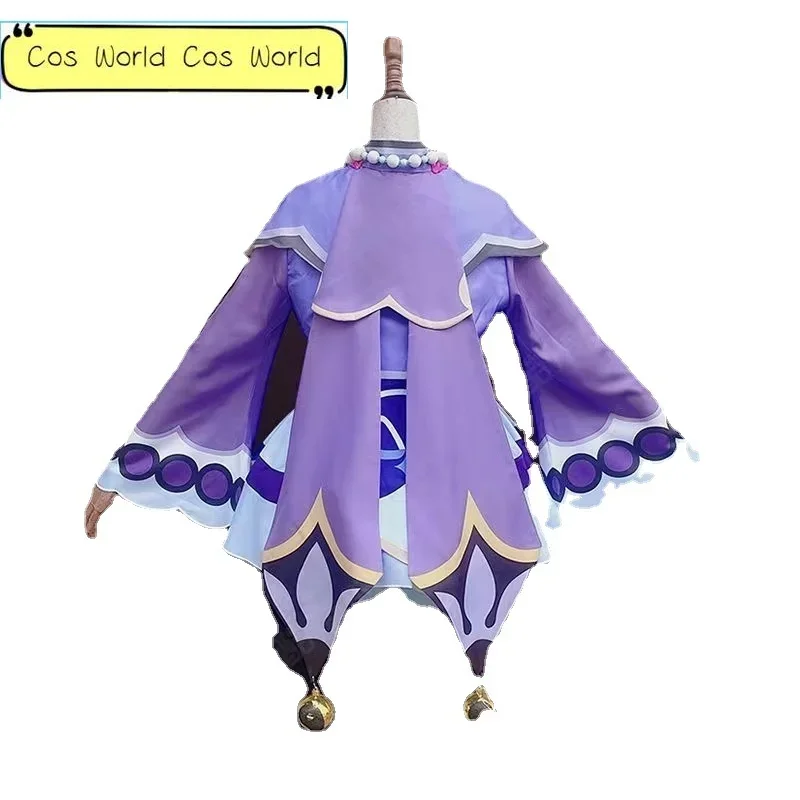Костюмы для косплея по мотивам игры Genshin Impact Project Qiqi аниме-фигурка платье девочки