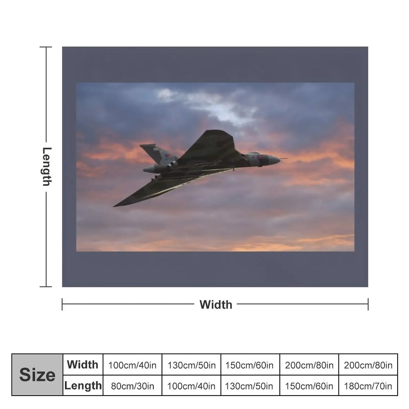 Одеяло Avro Vulcan Bomber XH558 меховые декоративные фланелевые персонализированные