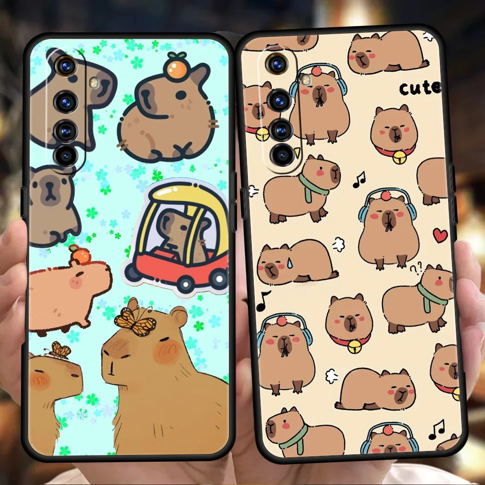 Мультяшный чехол для Realme 8 9 Pro Plus 8i 9i 6 7 GT2 C21 C25 C3 C11 11 противоударный силиконовый