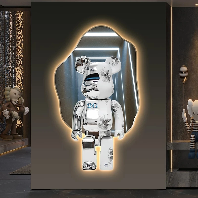 

Медведь, скульптура, скандинавский Декор для дома, гостиной, аксессуары для стола, модные аксессуары, милые Декорации для комнат, фигурки дл...