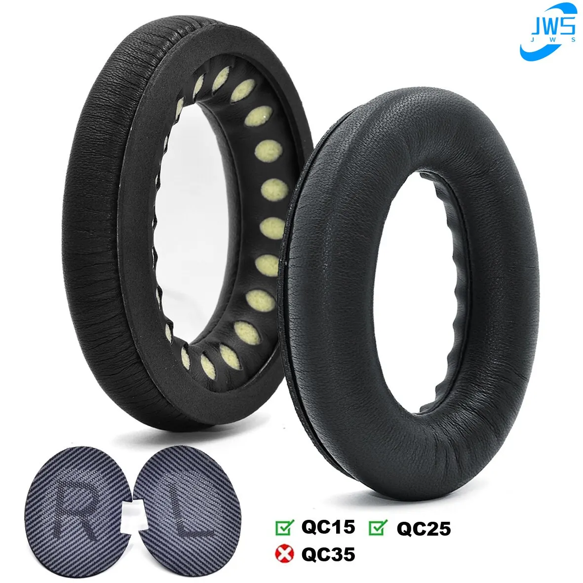 

For QuietComfort QC15 QC25 QC35 Headphones Replacement Real Cushion Ear Pads