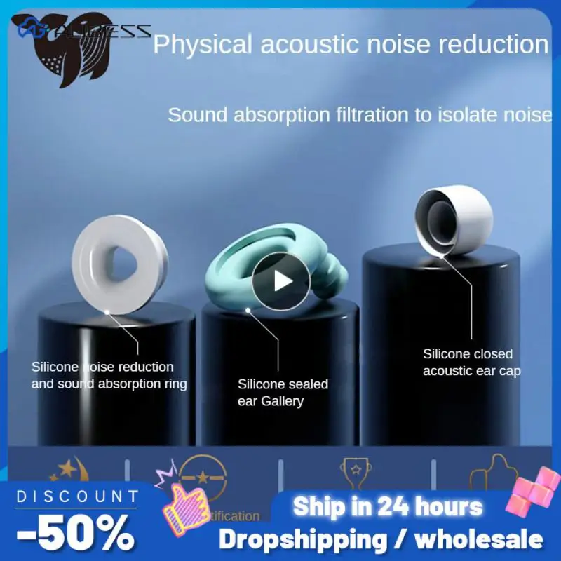 

Sleeping Ear Plugs Silicone Sound Insulation Noise Reduction Earplugs Sleep Noise Reduction Earplugs Anti-noise Special Silent