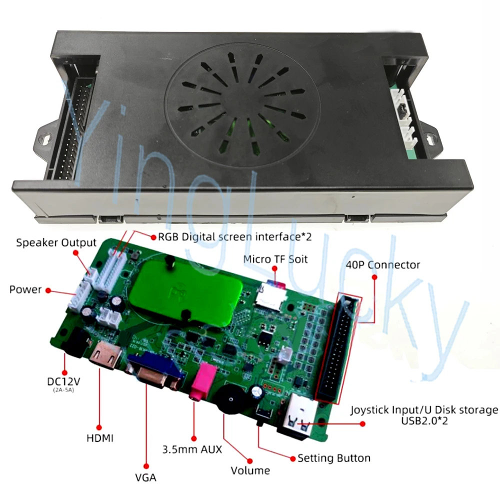 Игровая консоль в комплекте аркадный джойстик набор сделай сам с Пандорой Сага dx