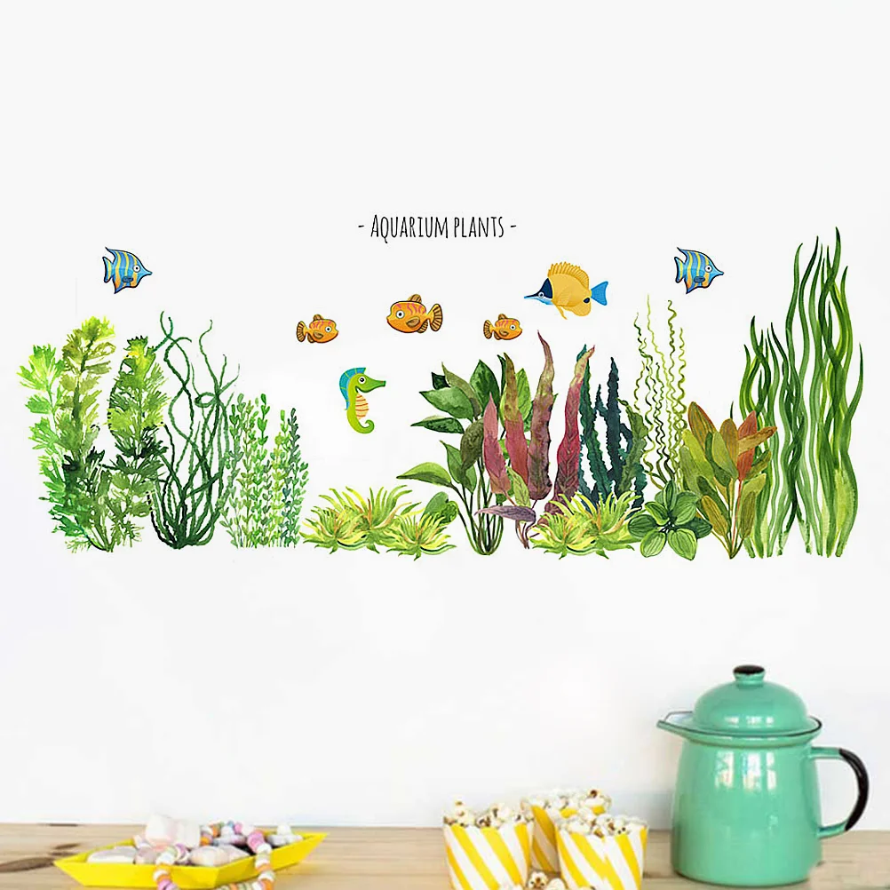 

1pc Aquatic Wallpaper Lovely Wall Decals Wall Stickers for Hallway Bedroom
