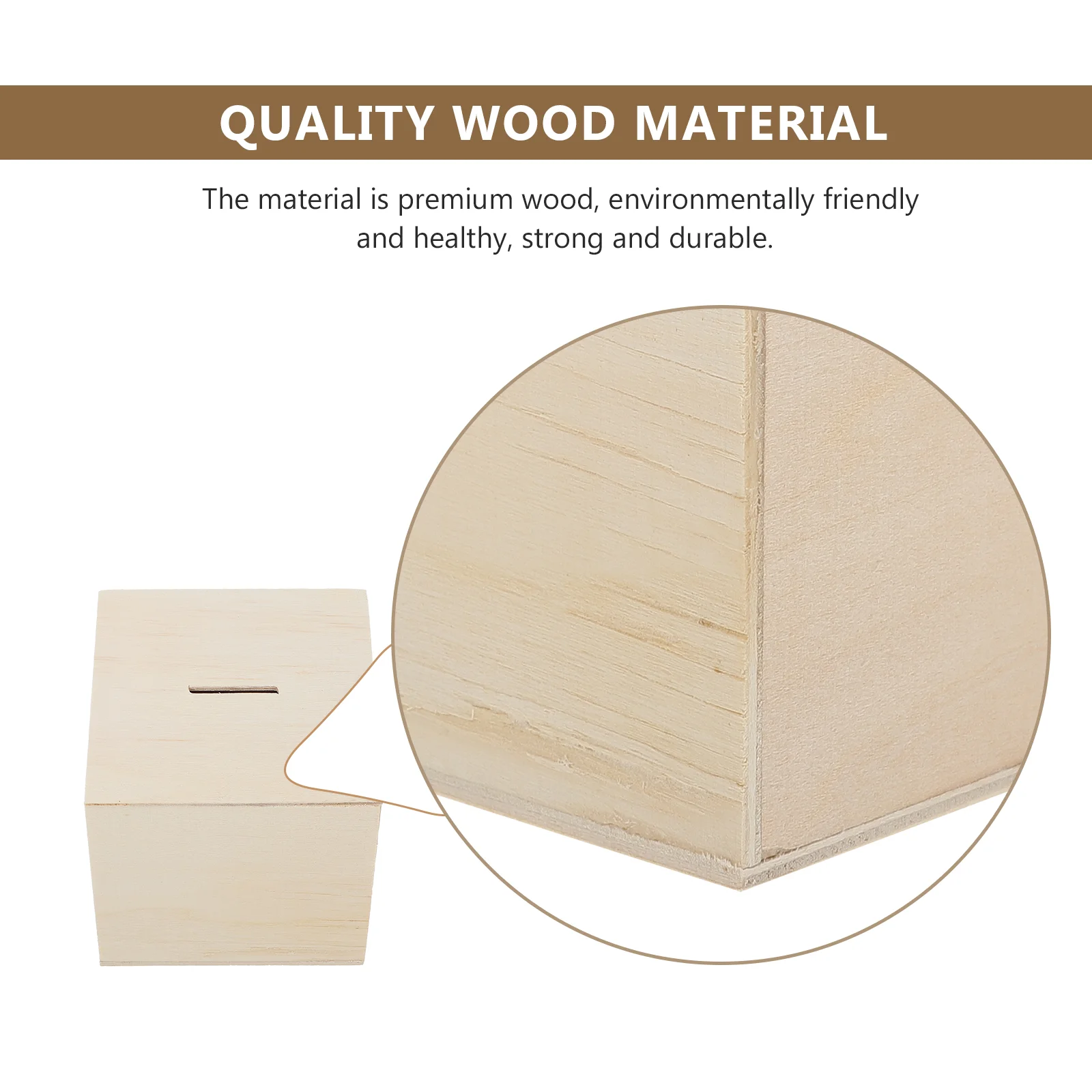 Игрушки окрашенная деревянная копилка для взрослых деревянный футляр монет