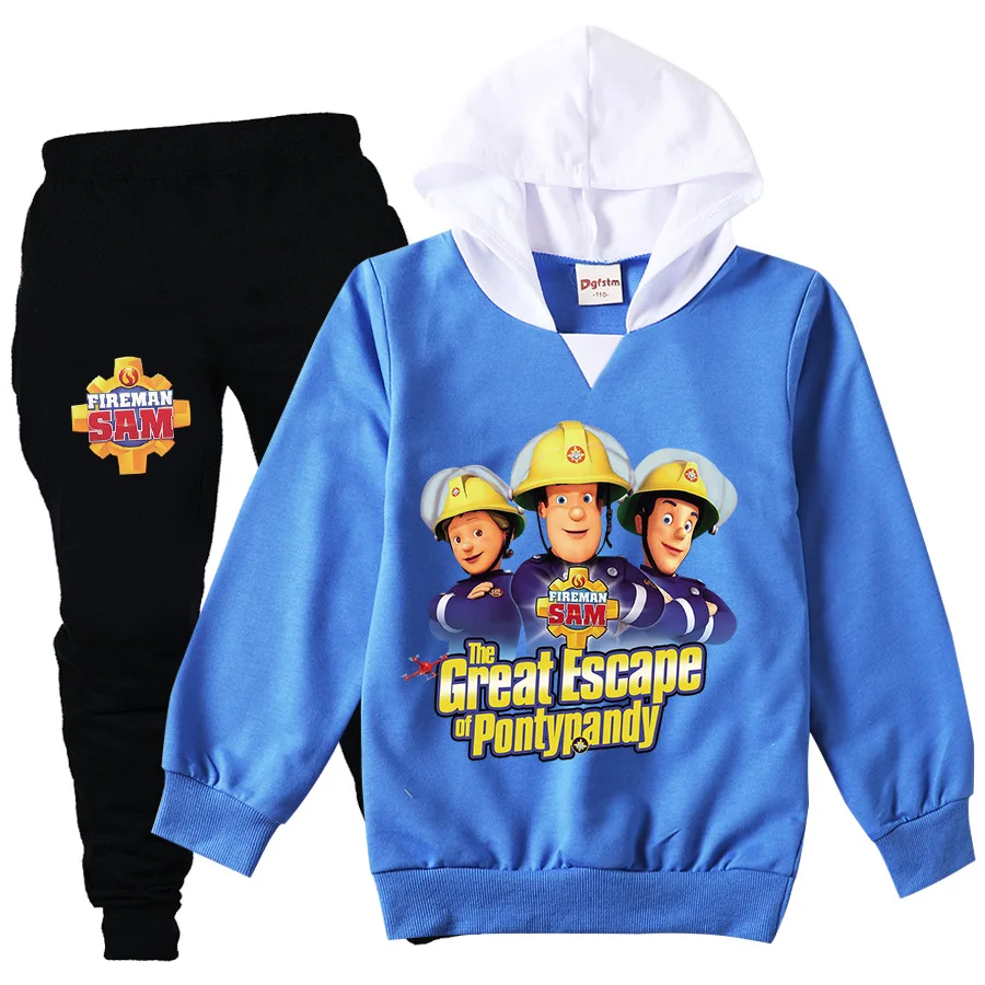 2 шт./комплект детский спортивный костюм с капюшоном и брюками - купить по