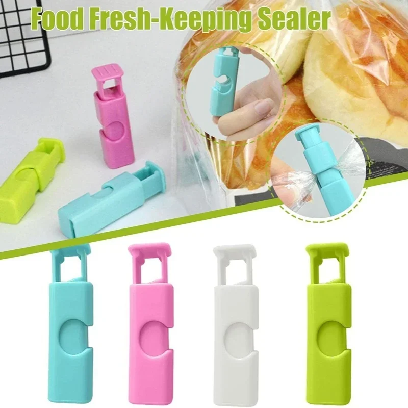 1 ~ 12 шт. зажимы для запечатывания пищевых продуктов сумок хранения хлеба сумки