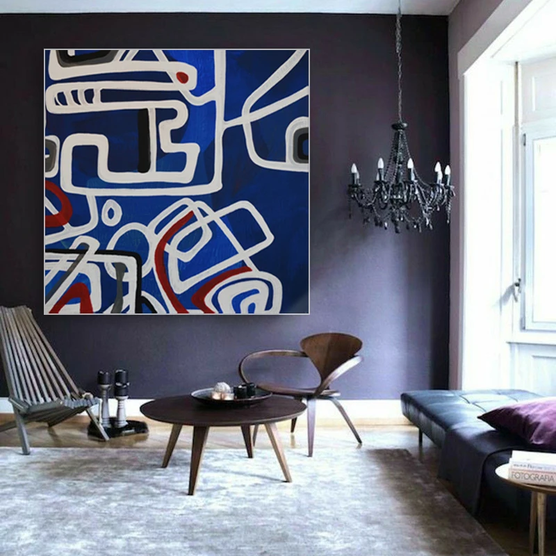 

Hand-painted Oil Painting Art Texture Painting Living Room Handmade Decorative Painting Porch Modern Minimalist Hanging Painting