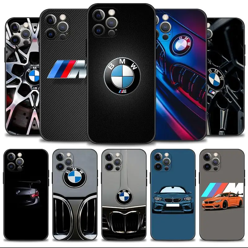 

Texture Logo-Bmw-Car Wheel Silicone Case For Apple iPhone 14 13 12 11 Pro Max 13 12 Mini XS Max XR X 7 8 Plus Phone Shell Cover