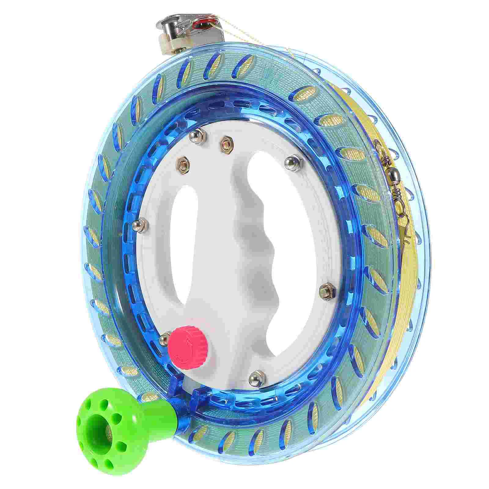 

Катушка для катушки лески, катушка для катушки колесной катушки, ручной захват, ручной инструмент, летающие наружные скручивающие аксессуа...