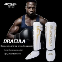 dracula boxing shin guard for children adult training of fight boxing muay thai judo karate leg and joint protection