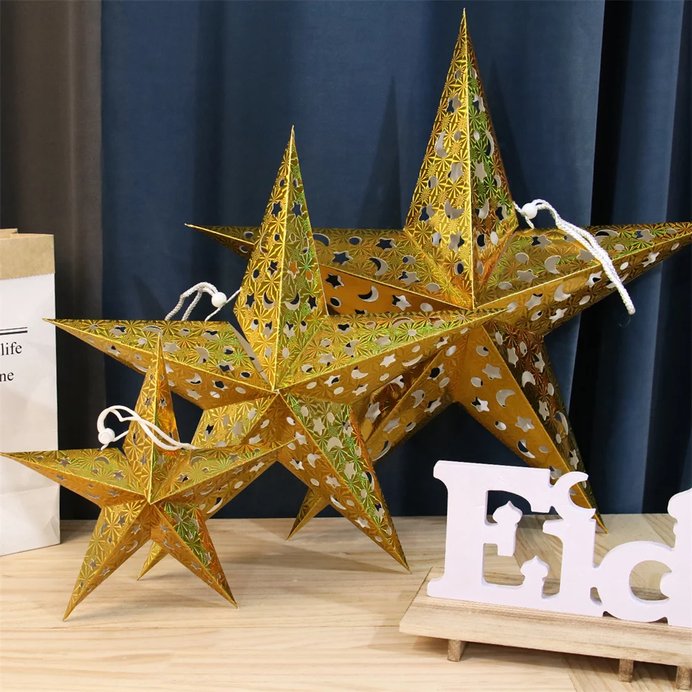 

Creative Star Decoration Five-Pointed Star Pendant Home Decoration For Kids Baby Room Bedroom Ceiling Home Decor