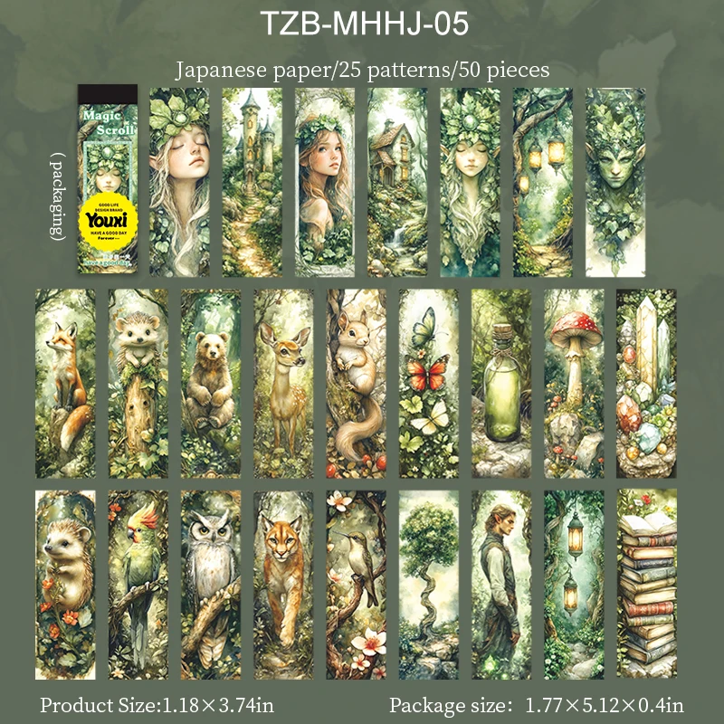 

Магический свиток наклейки