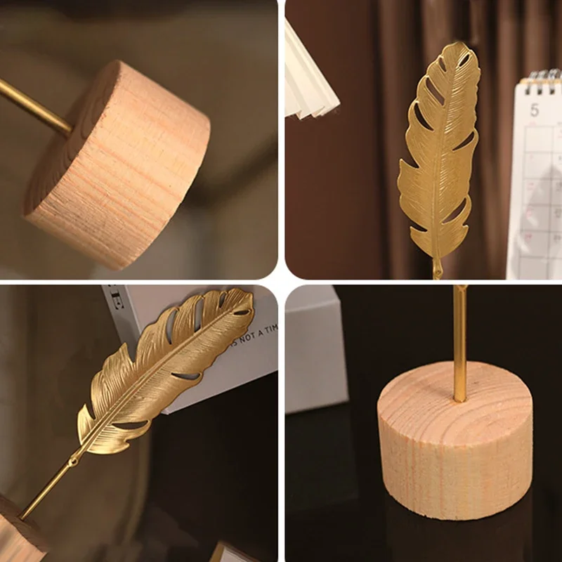 1 шт. металлические фигурки в виде листьев гинкго