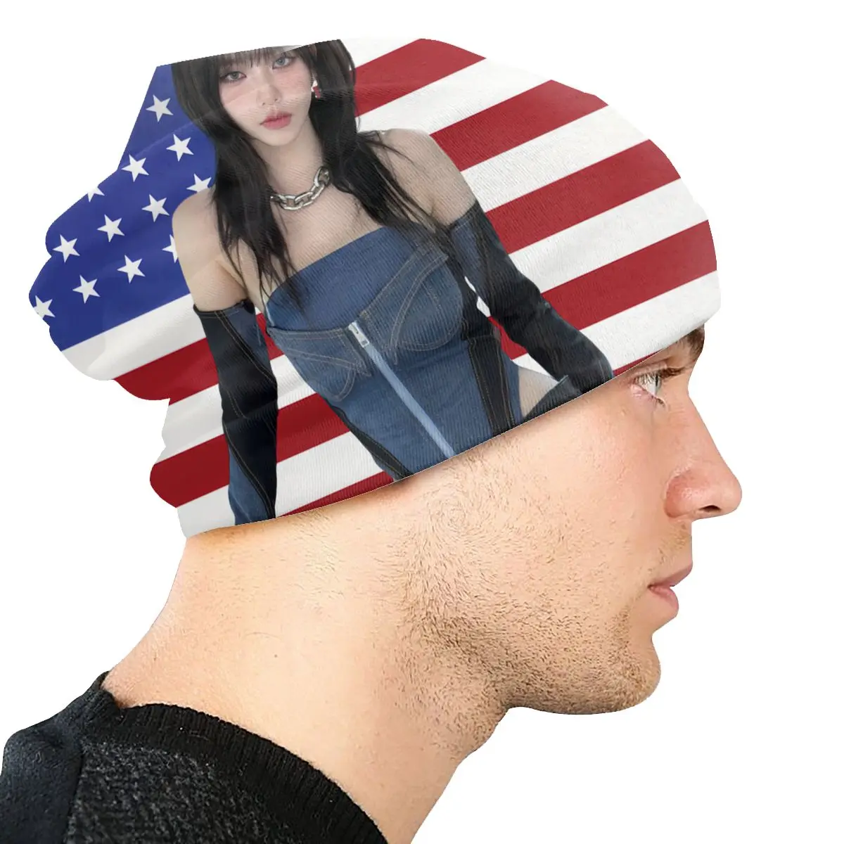 Изготовленный на заказ Kpop A-Aespas Girls Karina Winter Giselle Ningning Bonnet Homme Street Knit Hat для мужчин и