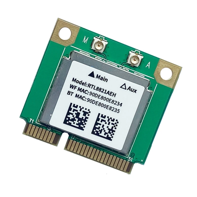 Двухдиапазонная Беспроводная Wlan-карта RTL8821AE AW-CB161H Wifi Bluetooth 4 0 комбинированная