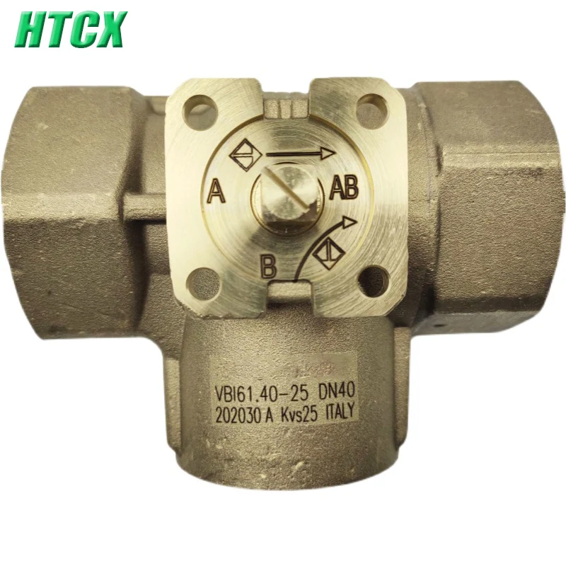 Электронный трехсторонний резьбовой шаровой клапан VBI61.32-16 VBI61.40-25 VBI61.50-40 VBI61.50-63