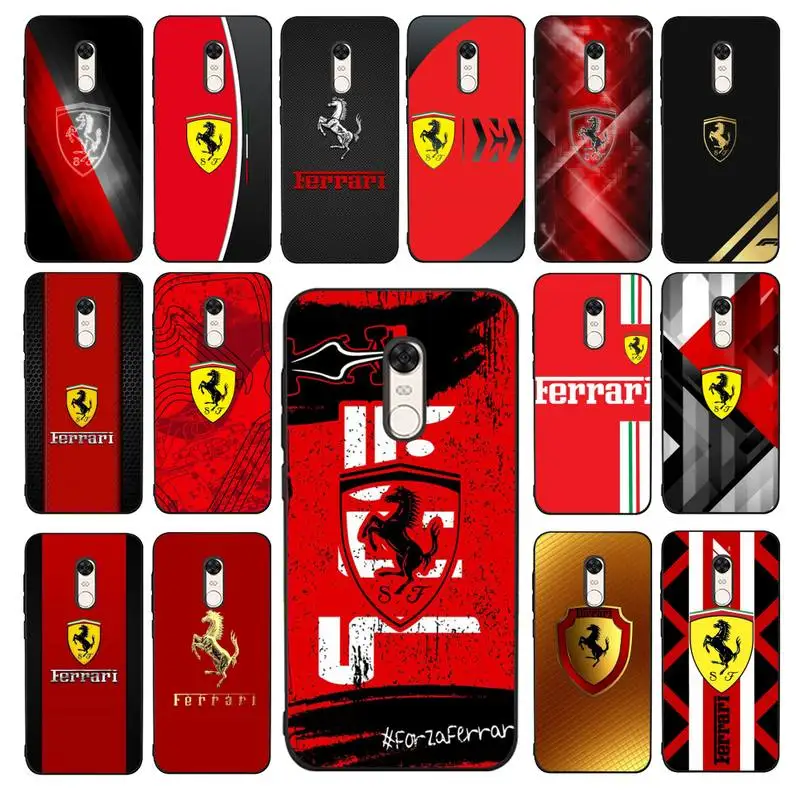 

Sports Car Ferrari Phone Case for Redmi 5 6 7 8 9 A 5plus K20 4X 6 cover