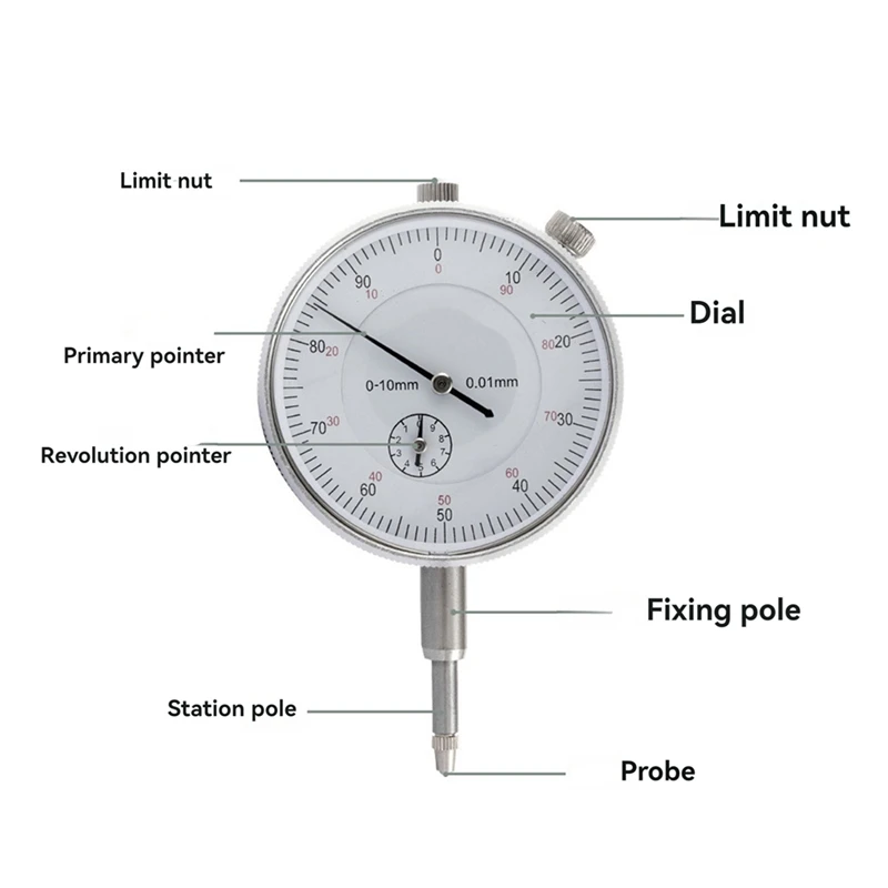 Циферблатный индикатор Микрометр Индикатор часового типа Прецизионный