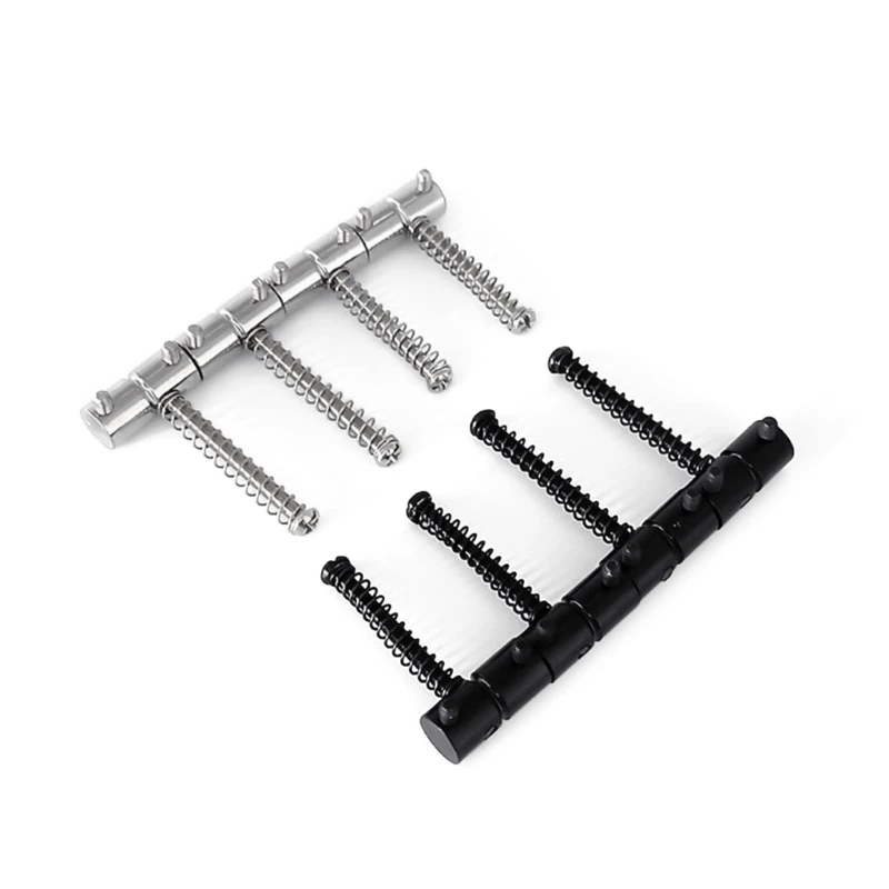 

Dropship 4 Strings Bass Electric Guitar Bridge Saddle Plate Block Musical Instrument Set