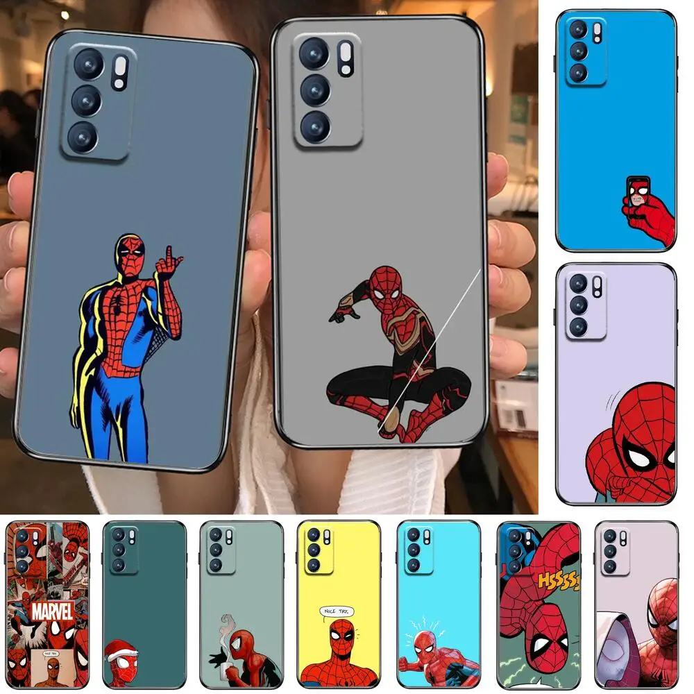 

Spider-Man Comics For Realme C3 Case Soft Silicon Back cover OPPO Realme C3 RMX2020 Coque Capa Funda find x3 pro C21 8 Pro a91