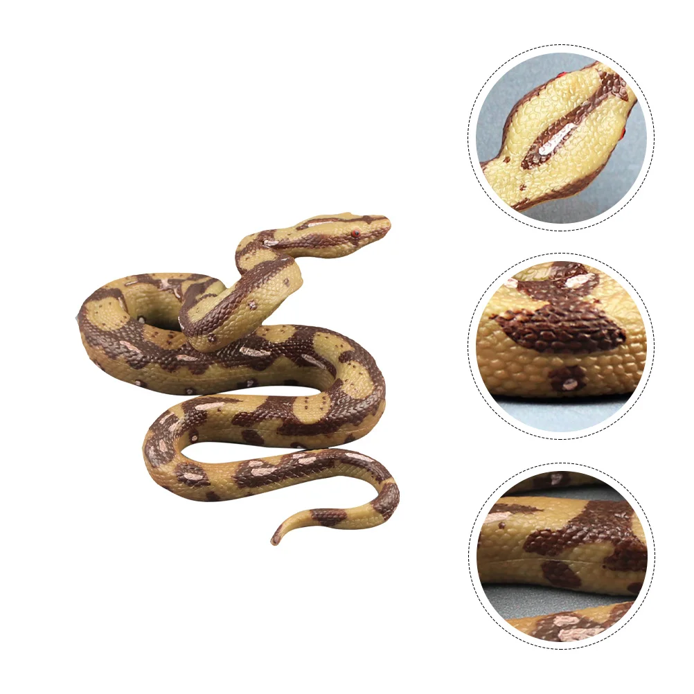 

1PC Python Model Scary Creepy High Simulation Snake for Costume Party April Fools Day