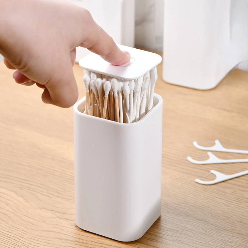 

Toothpick Holder Dispenser Container Automatic Pops Up Plastic Toothpick Holders Toothpick Stand Toothpick Box Storage Box