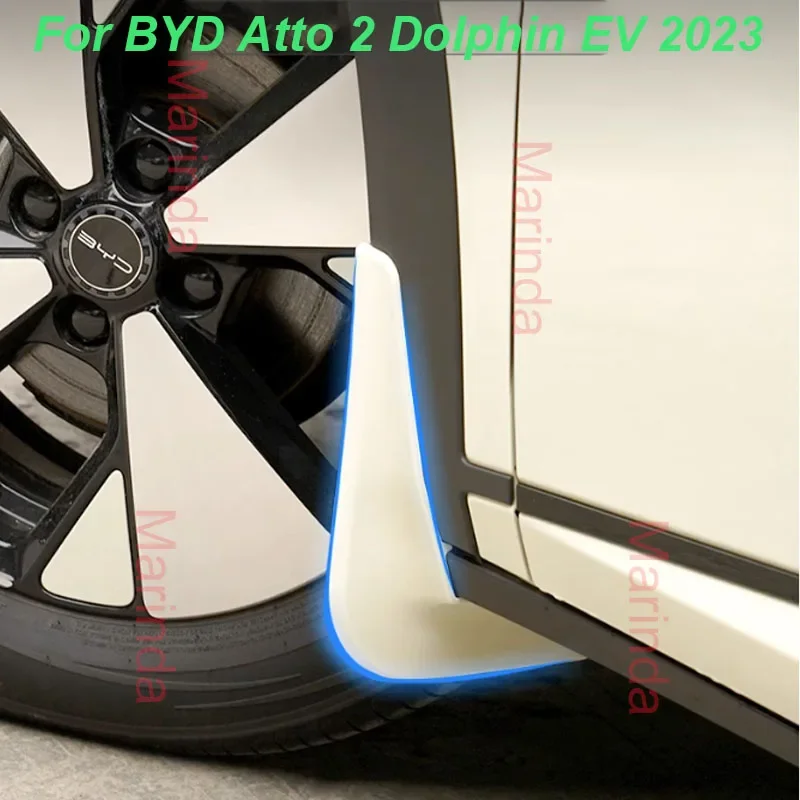 Брызговики для BYD Atto 2 Dolphin EV 2023 брызговики автомобильных колес внешние аксессуары