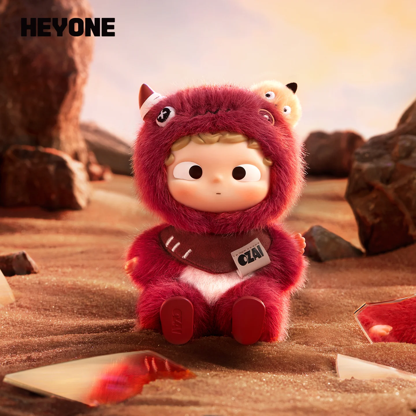 Фото Heyone Blind Box Ozai Эмоциональная призма Серия Модные игрушки Прекрасная виниловая плюшевая сумка Подвеска Фигурка Ozai Mystery Box Рождественский подарок №4