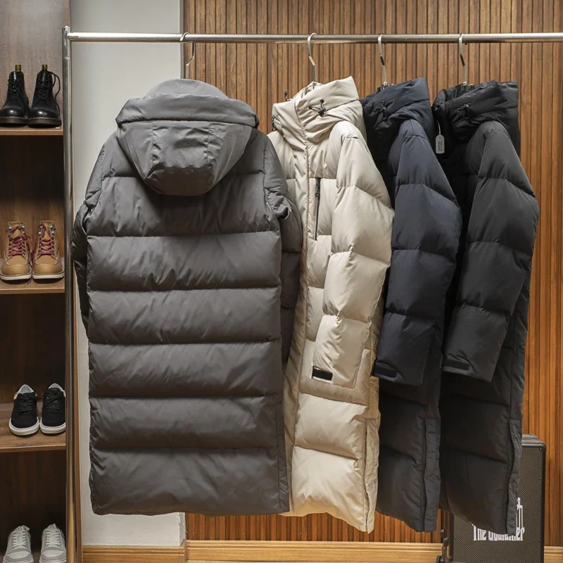 Серая куртка с гусиным пухом