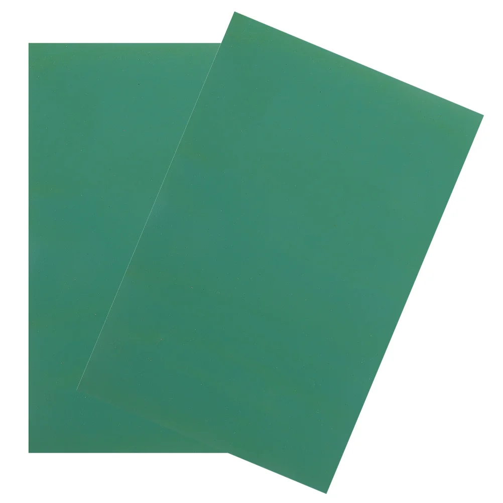 

2 Pcs Engraving Rubber Sheet Kids Crafts Cutting Board Double-sided Mats Pvc Plate Child Table Protection