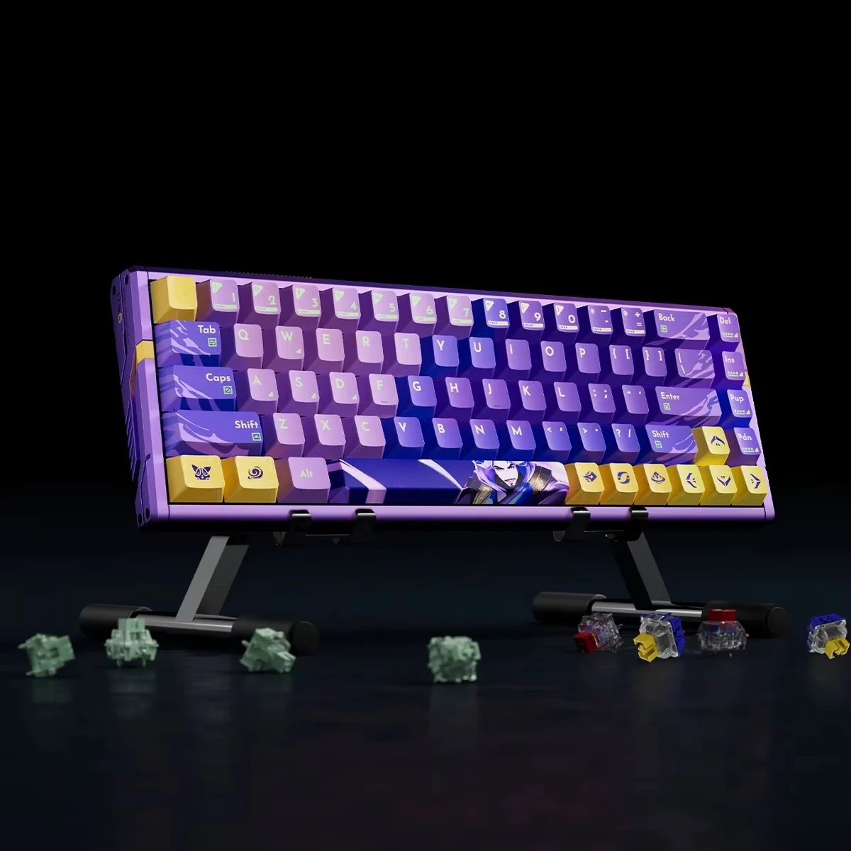 Фото Горячая распродажа: Новая игровая проводная клавиатура ATK RS6 Ultra ASPAS Edition Limited Gift BOX 8K NKRO с возможностью горячей замены и полной RGB-подсветкой. №1