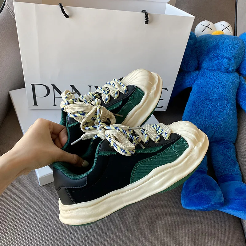 Casual men and women's shoes thick bottom couple shoes students sports ins tide shoes spring and summer