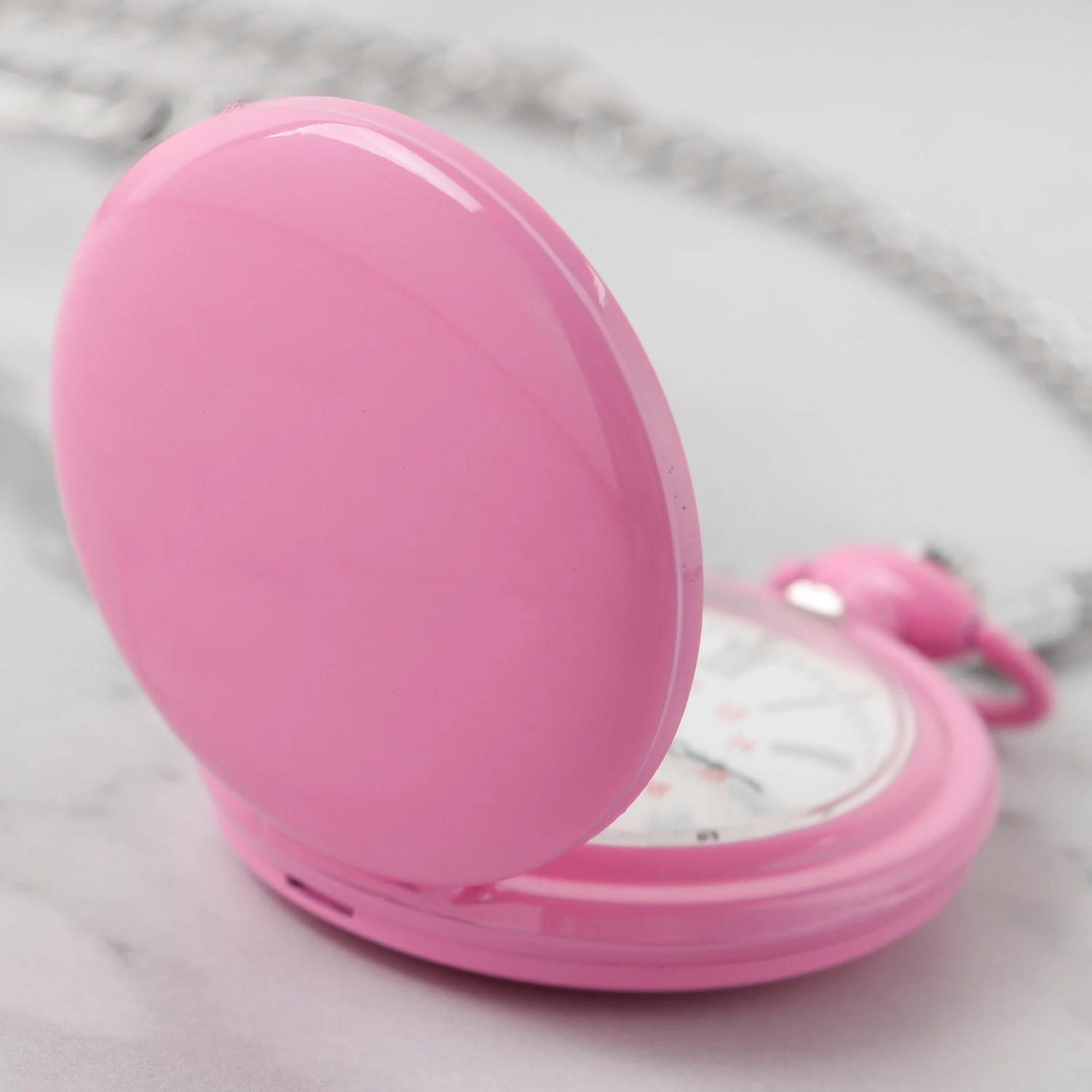 Classico Orologio Da Tasca Al Quarzo Digitale Rosa Barbie Di Alta Qualità Vintage Moda Uomo E Donna Collana Ciondolo Gioielli Regalo