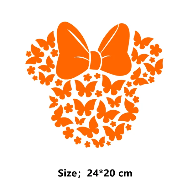 Симпатичные наклейки для одежды с Минни Маус