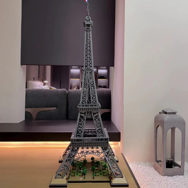 

NEW ICONS 10307 Eiffeli Tower 150CM Architecture City Model Building Set Blocks Bricks Toys For Adults Children Gift 10001Pieces