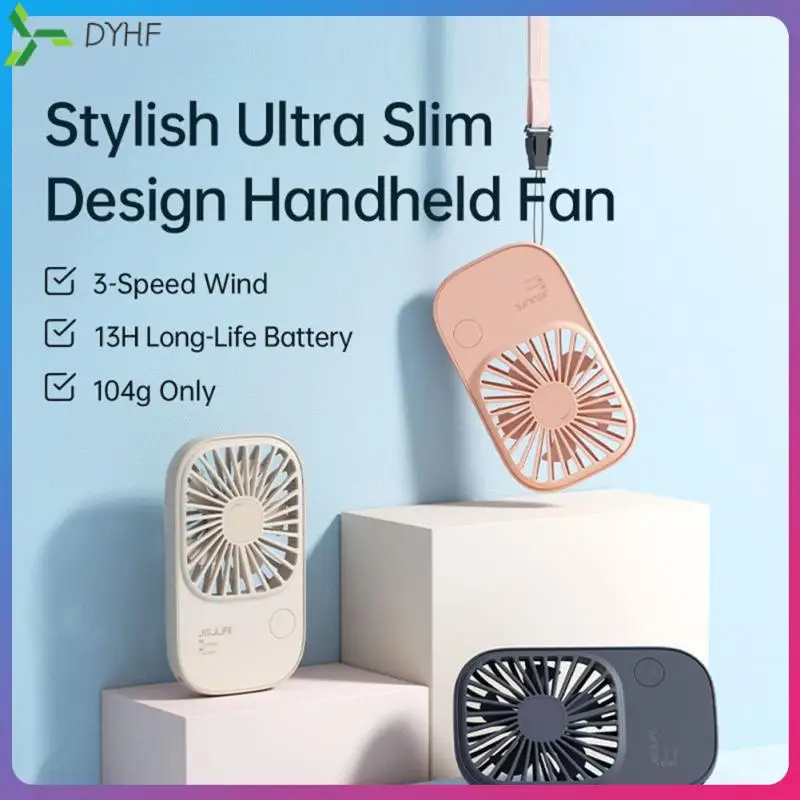 

Makeup Eyelash Fan With Anti Slip Pad Portable Desk Fan Mini With Lanyard Fans Summer Handheld Fan Usb Rechargeable