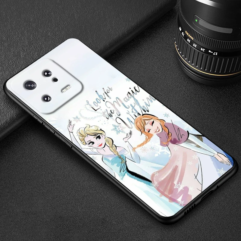 Мягкий силиконовый черный чехол для телефона Xiaomi Mi 13 12 11 10 11T 10T 9T 9 8 Note Ultra Pro Lite