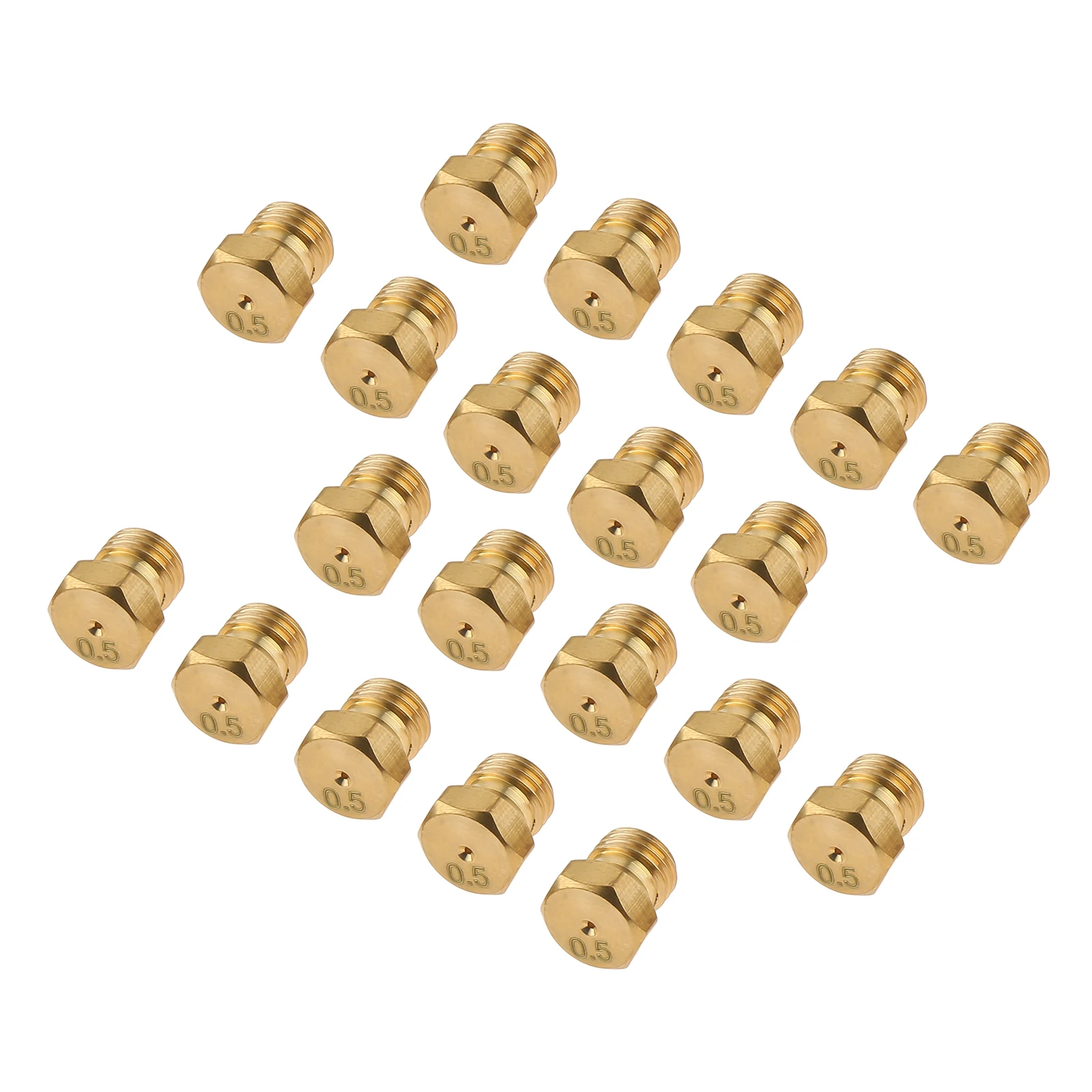 

20 шт., латунные насадки для водонагревателя, m6x0, 75 мм