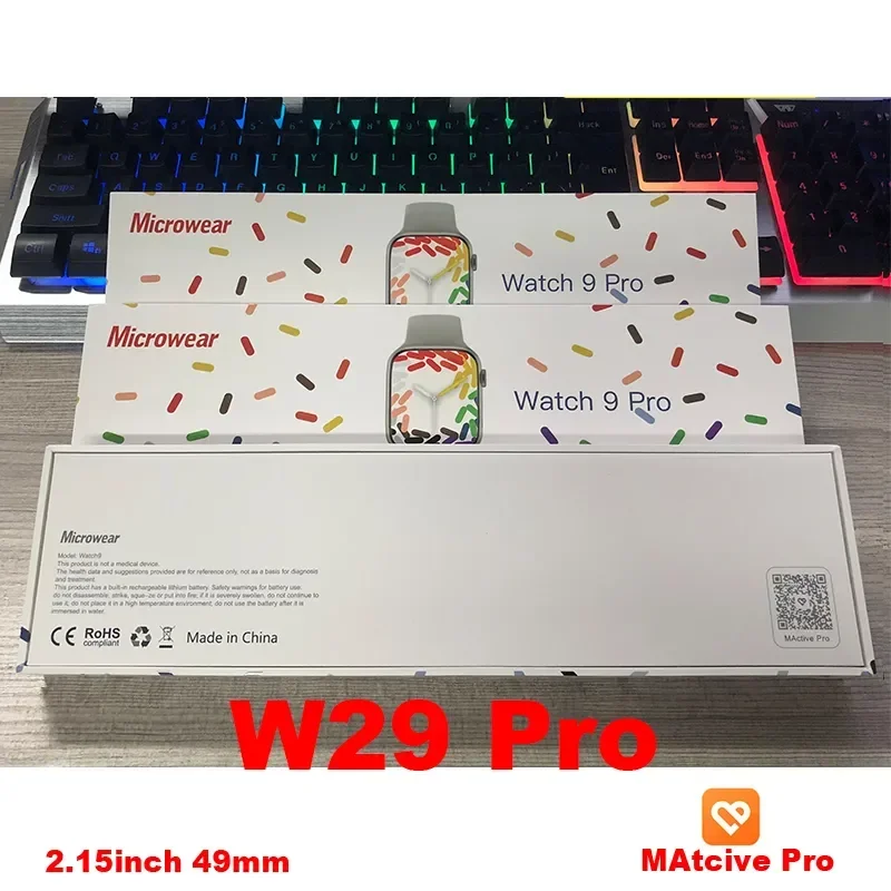 

Смарт-часы W29 Pro W29pro, 49 мм, 2,15 дюйма, 2 Гб ПЗУ, BT, звонки, местное воспроизведение музыки, сообщения через приложение, GPS, спорт, отслеживание, женские и мужские Смарт-часы 2023