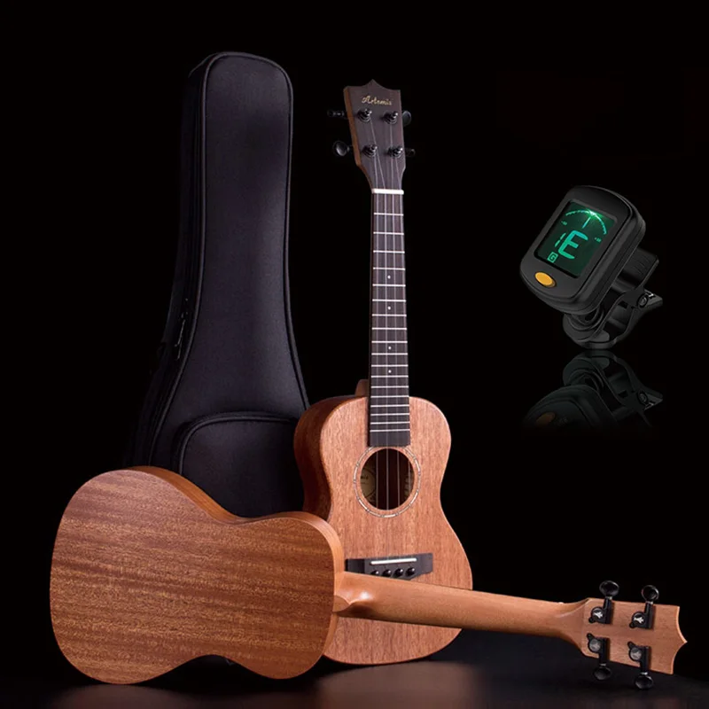 

Carbon Fiber Classical Ukulele Strings Finger Picks 23 Inch Adults Ukulele Wooden Mechanical Retro Fretless Professional Guitar