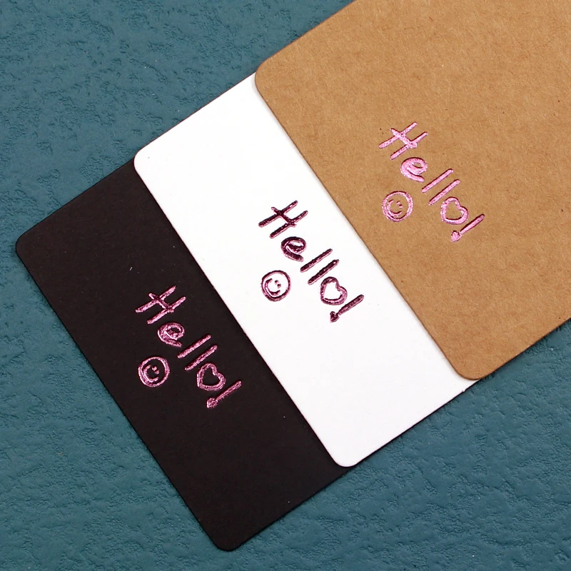 Подгоняемый логотип для держателя сережек ювелирных изделий визитных карточек