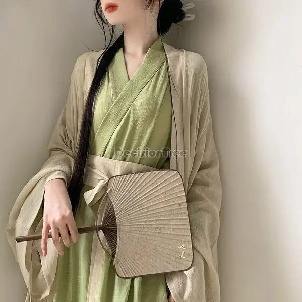 

2023 new chinese style traditional hanfu dress vintage wei jin dynasty hanfu dress set oriental women graceful ruqun dress a662