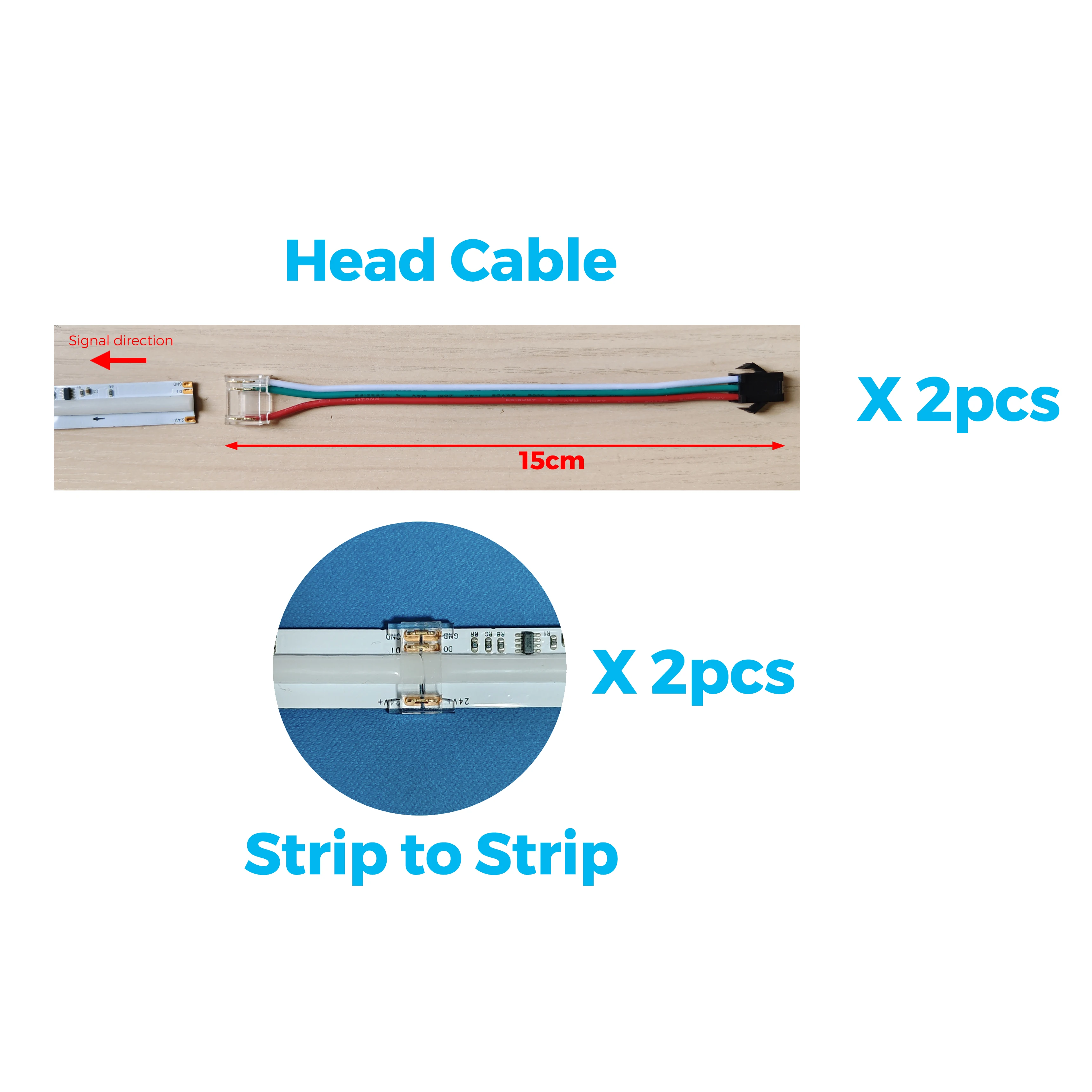 

Соединитель светодиодной ленты COB для 3-контактной светодиодной ленты WETEN 12 мм RGBIC COB