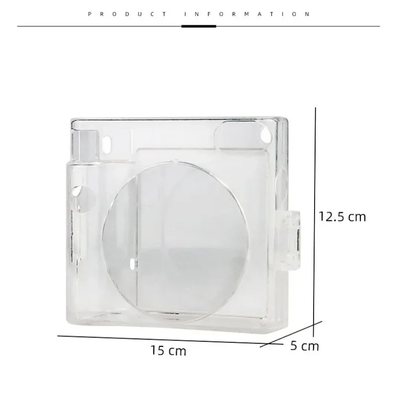 Прозрачный чехол-сумка для Fujifilm Instax Square SQ1 с плечевым ремнем мгновенной сумки