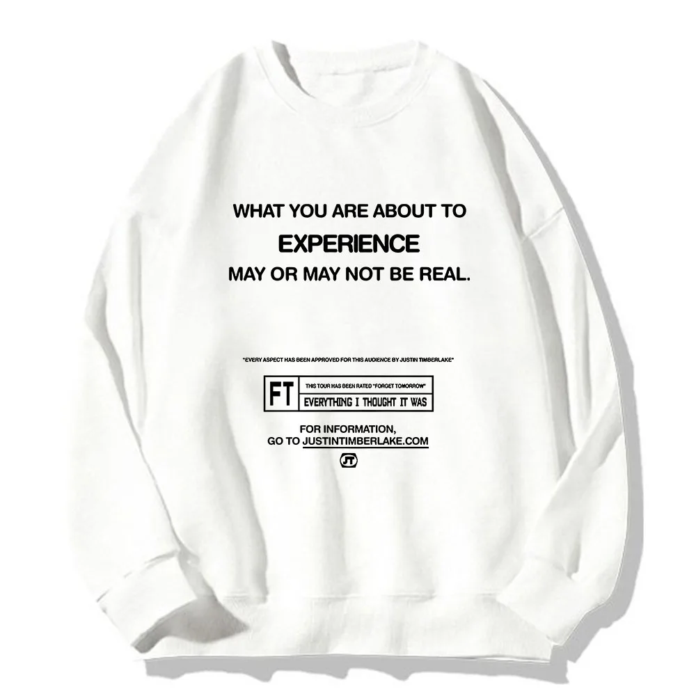 Свитшот с круглым вырезом длинным рукавом в стиле хип-хоп