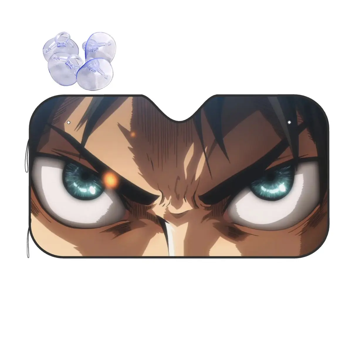 

Anime Eyes Fold-up Sunshade Windscreen 70x130cm Foils Sun Visor Car-styling